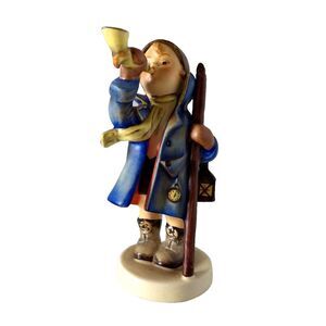 Goebel Hummel HEAR YE HEAR YE Early 1950s Boy Horn Figurine #15/0 TMK-2 Full Bee